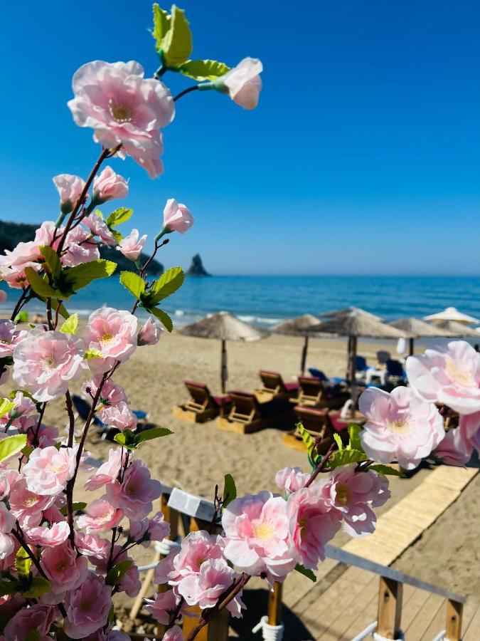 Romantic Palace Beach Apartments Agios Gordios  Bagian luar foto